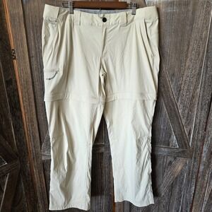 World Wide Sportsman Pants Women's Size 18 Beige Convertible‎ Pants Performance